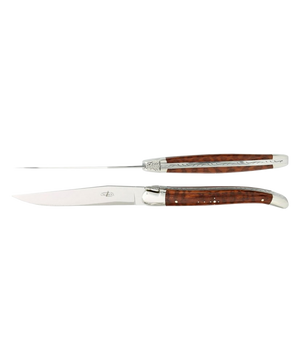 Set of 2 Laguiole Table Knives - Amourette