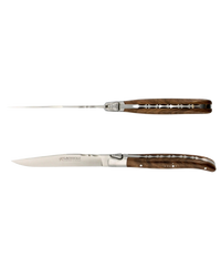 Set of 2 Laguiole Table Knives - Walnut