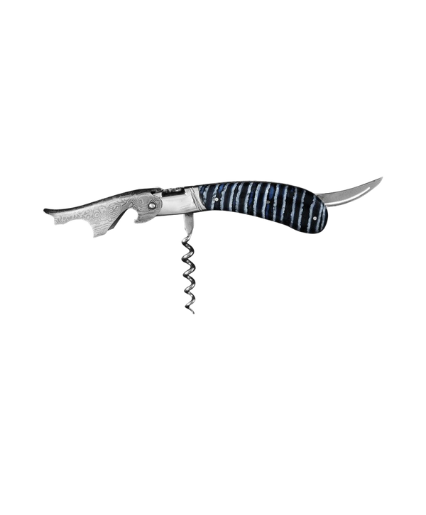 Sommelier Laguiole Magnum Blue Fossil Mammoth Molar - CS