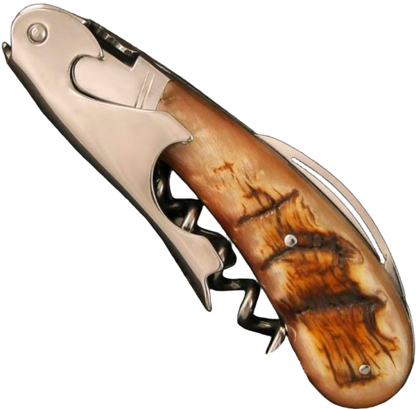 Laguiole Magnum Fontenille Pataud Sommelier | Ram Horn - CS