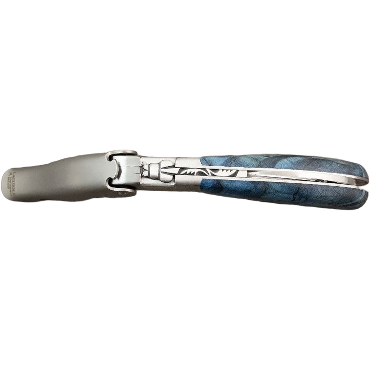 Sommelier Laguiole Magnum | Peuplier Teintée Bleu - CS