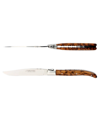 Set of 2 Laguiole Table Knives - Amourette