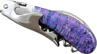 Laguiole Magnum Fontenille Pataud Sommelier | Fossilized Mammoth Molar Purple - CS
