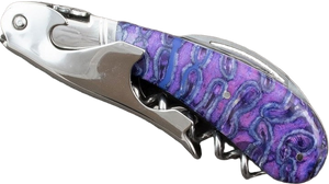 Sommelier Laguiole Magnum Fontenille Pataud | Molaire de Mammouth Fossile Violet -CS