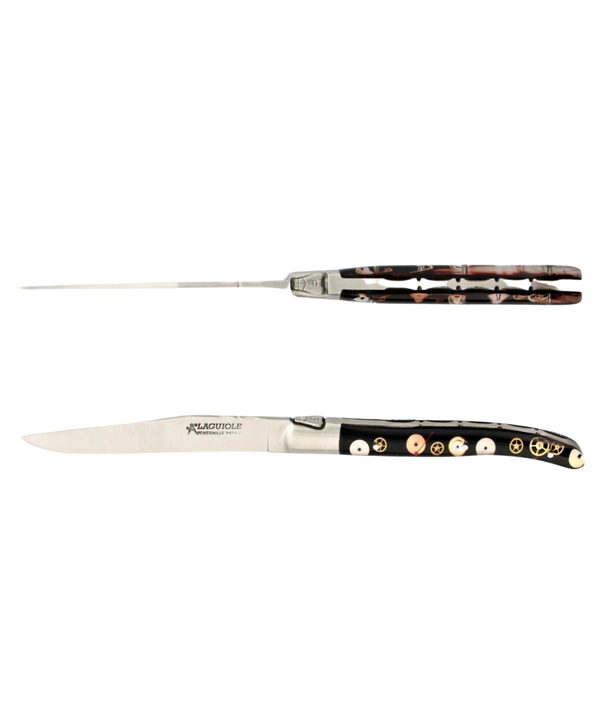 Set of 2 Laguiole Table Knives - Watch Mechanisms