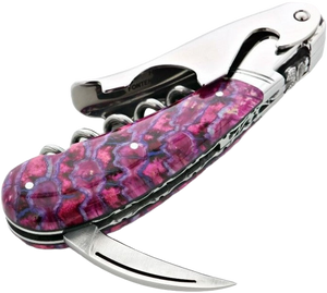 Sommelier Laguiole Magnum Fontenille Pataud | Molaire de Mammouth Fossile Rose - CS