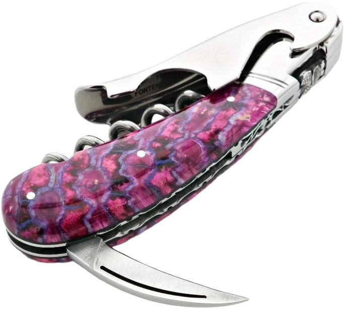 Sommelier Laguiole Magnum | Molaire de Mammouth Fossile Rose - CS