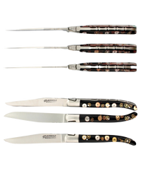 Set of 6 Laguiole Table Knives - Watch Mechanisms
