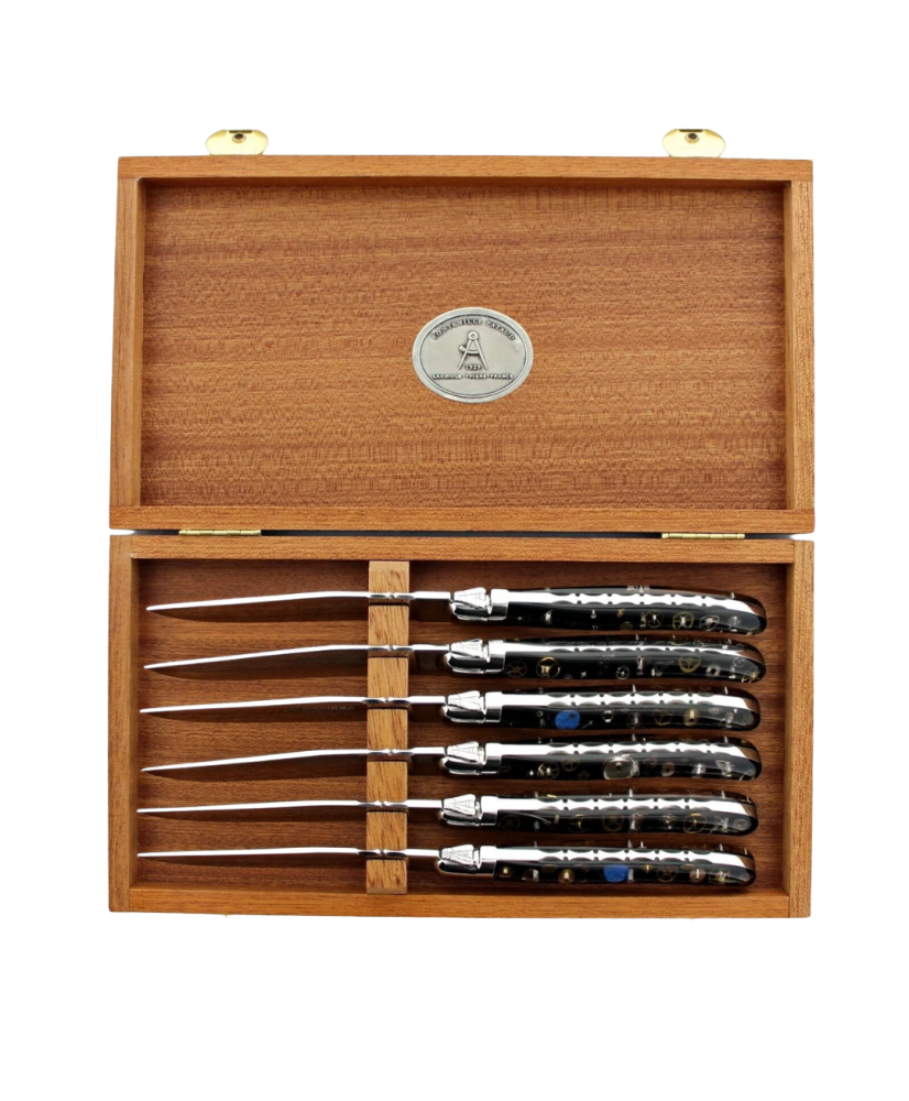 Ens. de 6 Couteau de Table Laguiole - Mécanismes de Montre