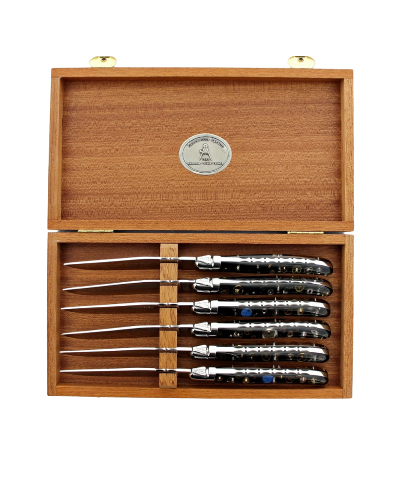 Ens. de 6 Couteau de Table Laguiole - Mécanismes de Montre