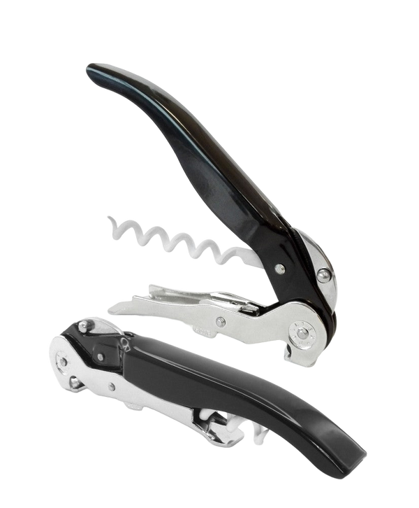Black Left-Handed Corkscrew
