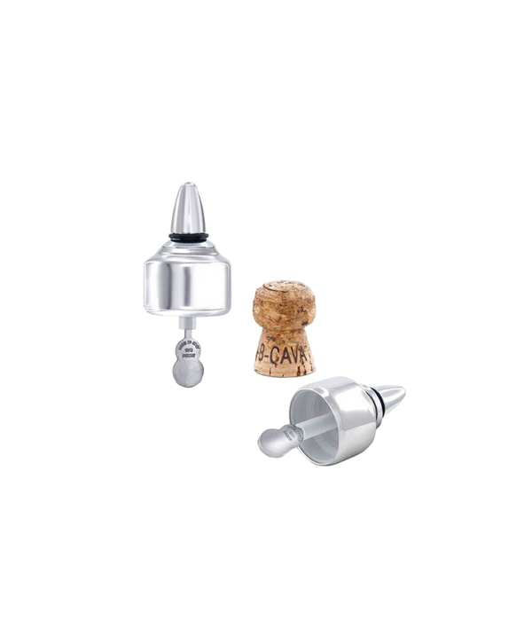 Inox Sparkling Wine Stopper & Pourer "Mars"