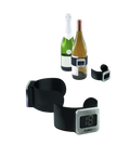 Thermomètre Pour Vin en PVC Noir