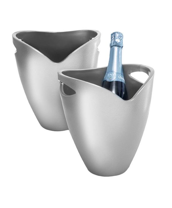 Acrylic Ice Bucket - Silver