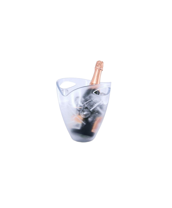 Transparent acrylic ice bucket