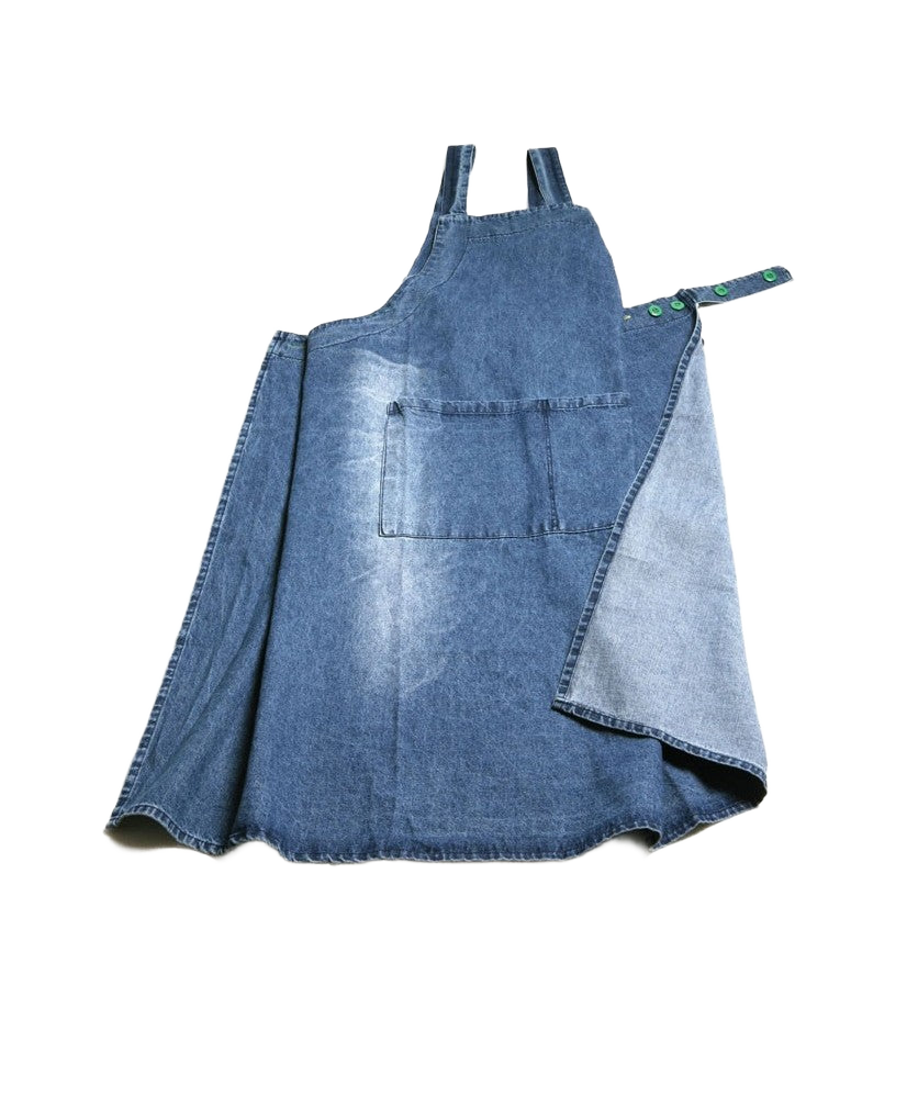 Tablier en Toile de Jeans "Large"