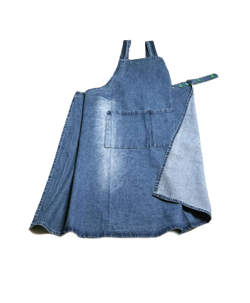 Tablier en Toile de Jeans "Large"