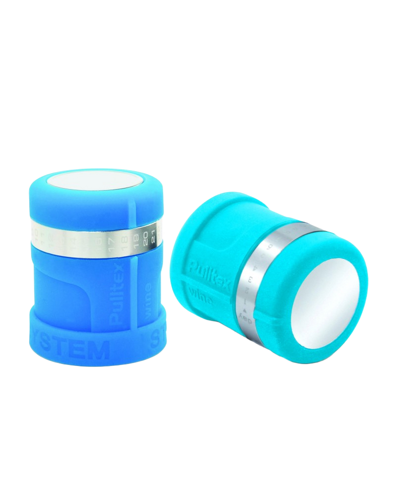 Bouchon antioxydant à vin bleu - Indicateur date