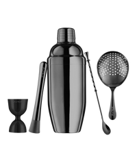 Black Cocktail Set - 5 Items