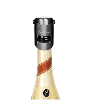 Black Chrome Champagne Bottle Stopper