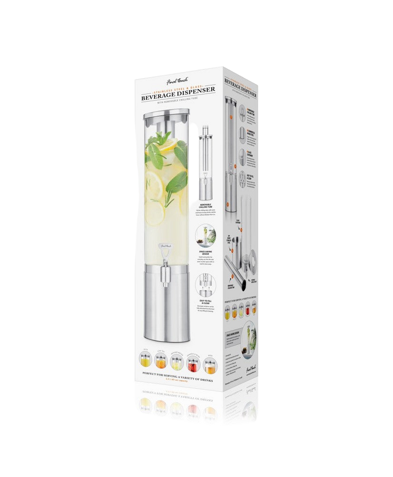 Distributeur de Boissons 2,5 L en Acier Inoxydable