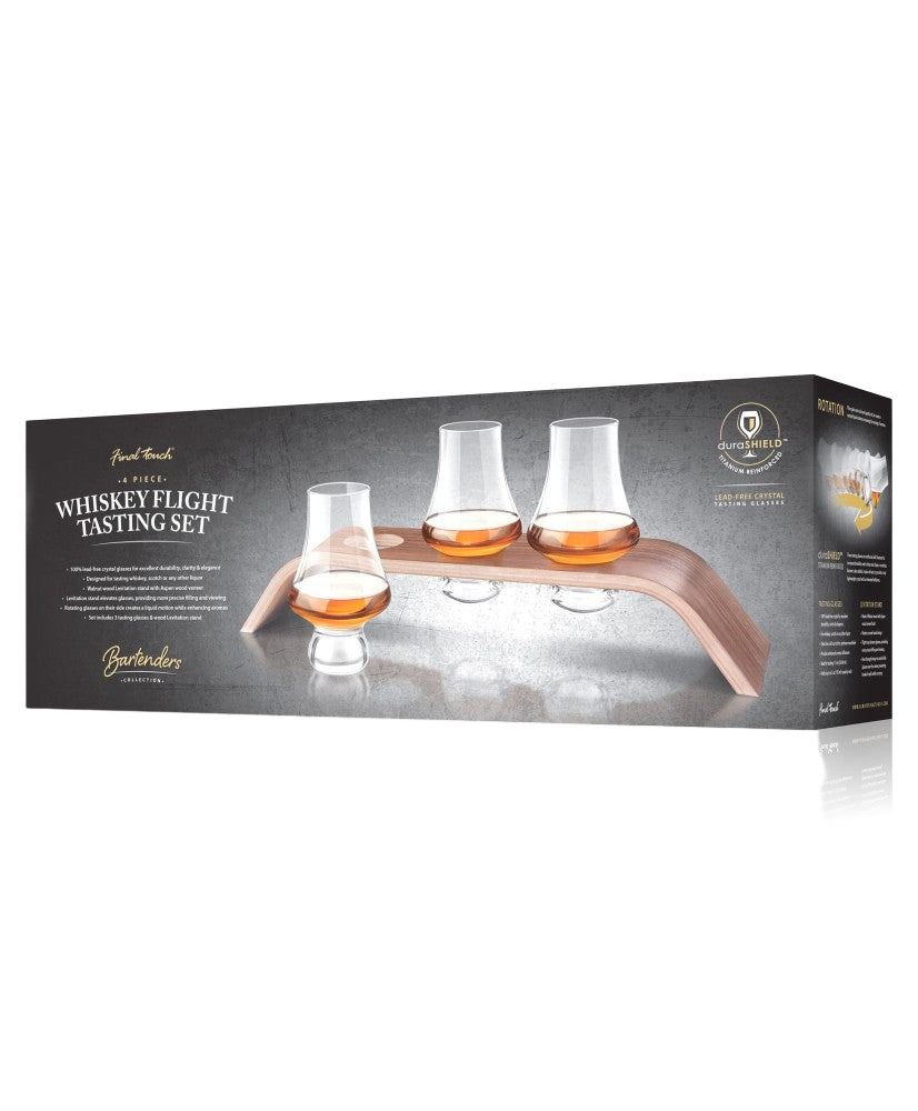 Ensemble de dégustation de whisky en vol 4 pièces