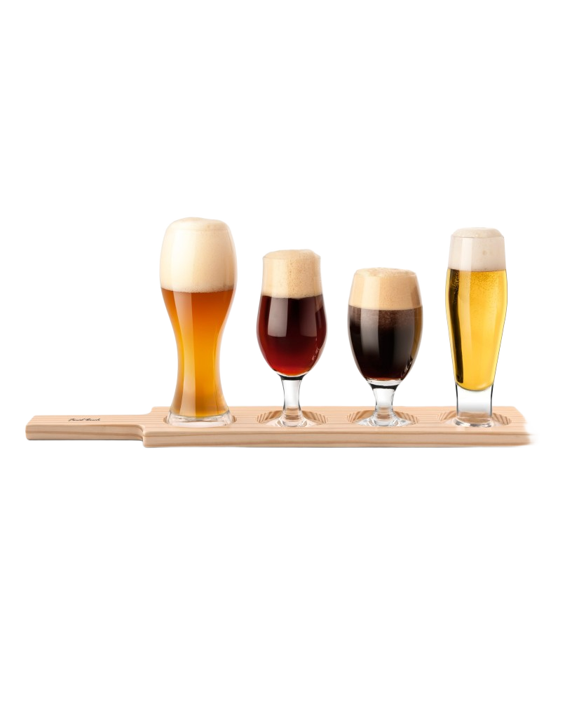 Ens. 4 Verres à Dégustation de Bière