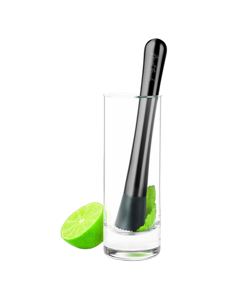 Pilon à Cocktail - Chrome Noir