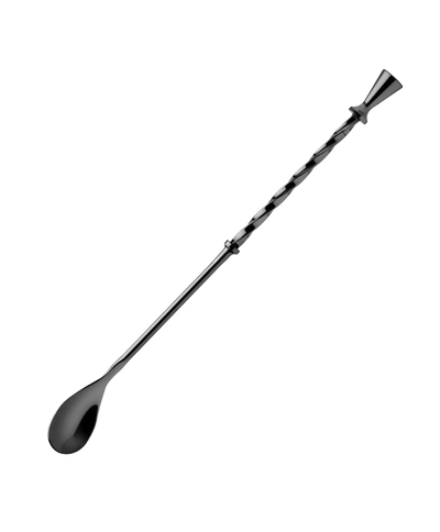 Cocktail Mixing Spoon - Black Chrome
