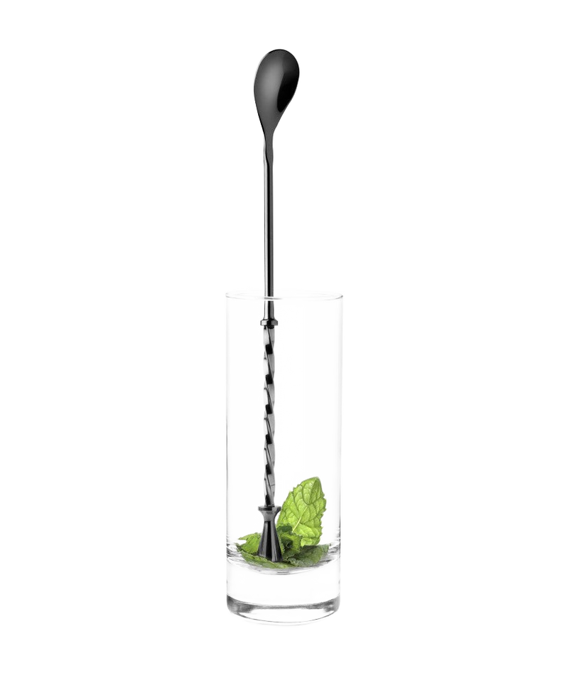 Cuillère à Cocktails - Chrome noir