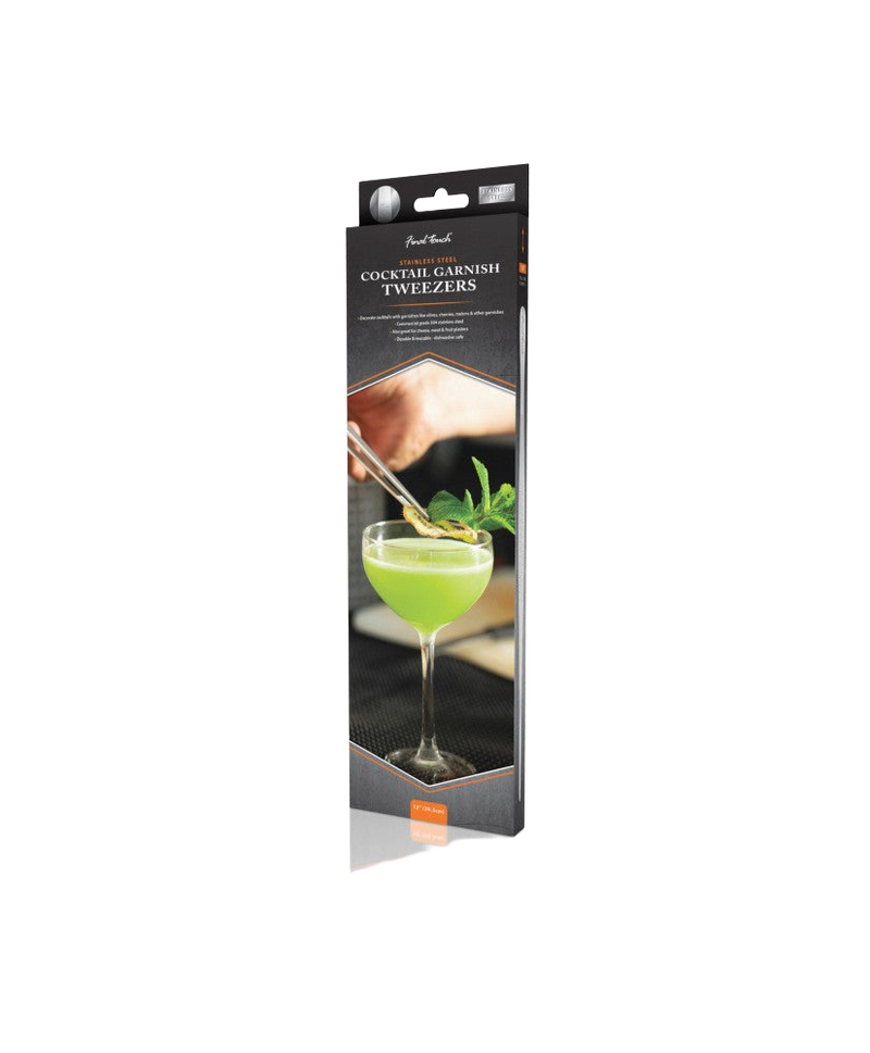 Pince à Garniture Cocktail Acier Inoxydable