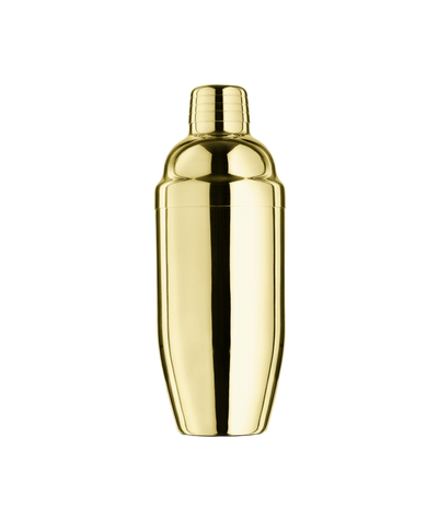 Brass Plated Stainless Steel Cocktail Shaker