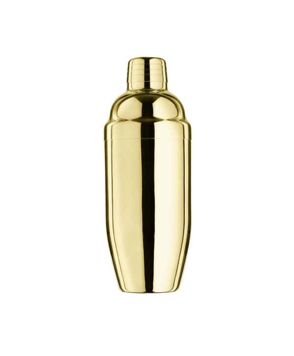 Brass Plated Stainless Steel Cocktail Shaker