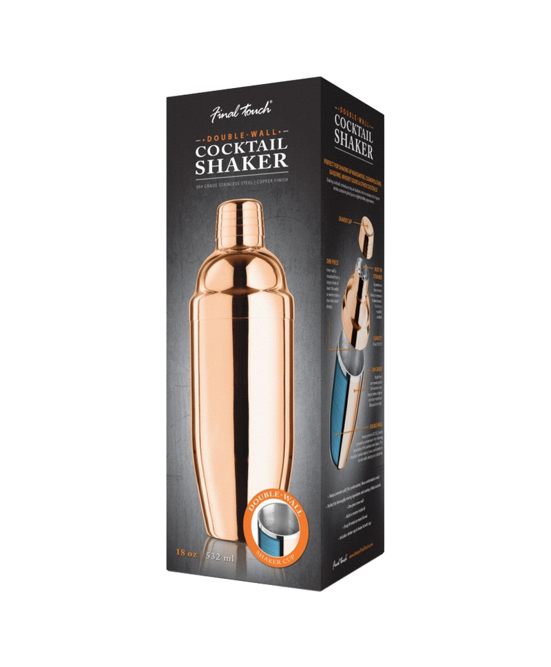 Shaker à Cocktail en Acier Inoxydable Cuivrée