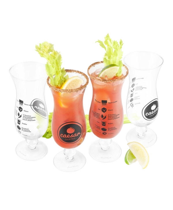 Ensemble de 4 verres à Cocktail César