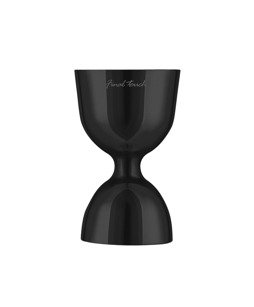 Doseur Double Chrome Noir