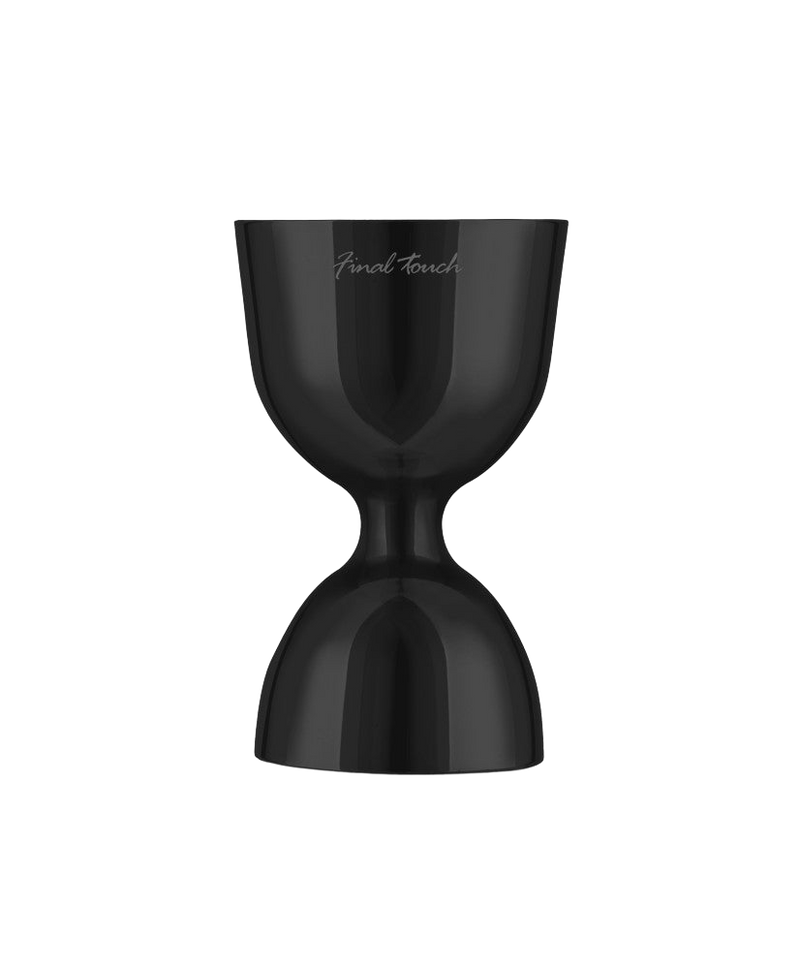 Doseur Double Chrome Noir