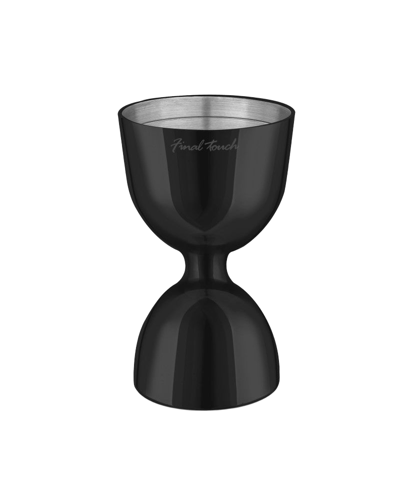 Doseur Double Chrome Noir