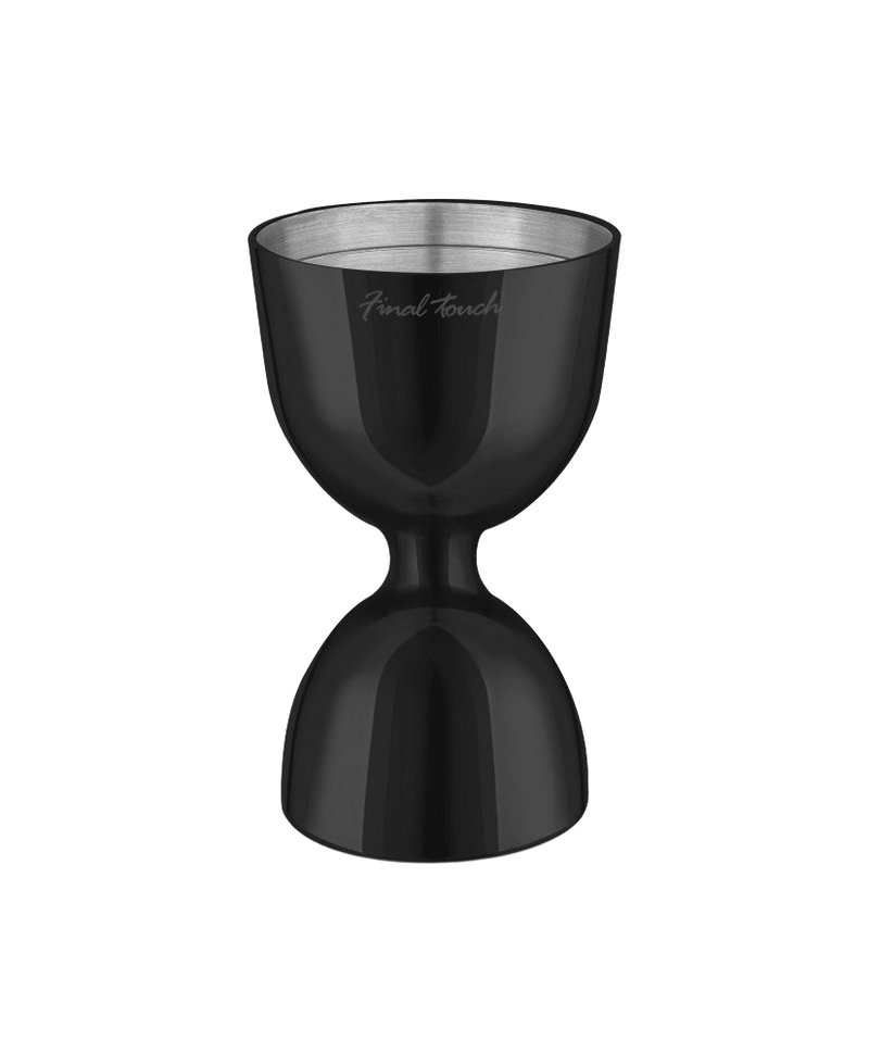 Doseur Double Chrome Noir