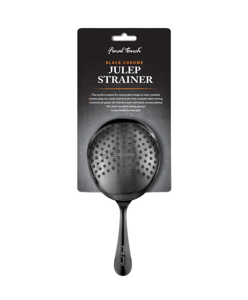 Passoire Julep en Acier Inoxydable Noire