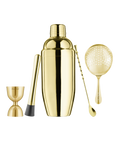 Coffret Cocktail Doré - 5 Articles