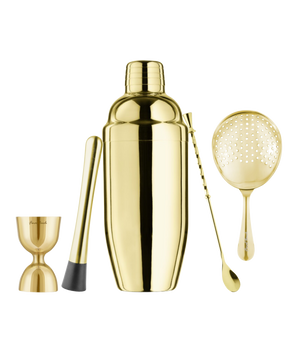 Golden Cocktail Set - 5 Items