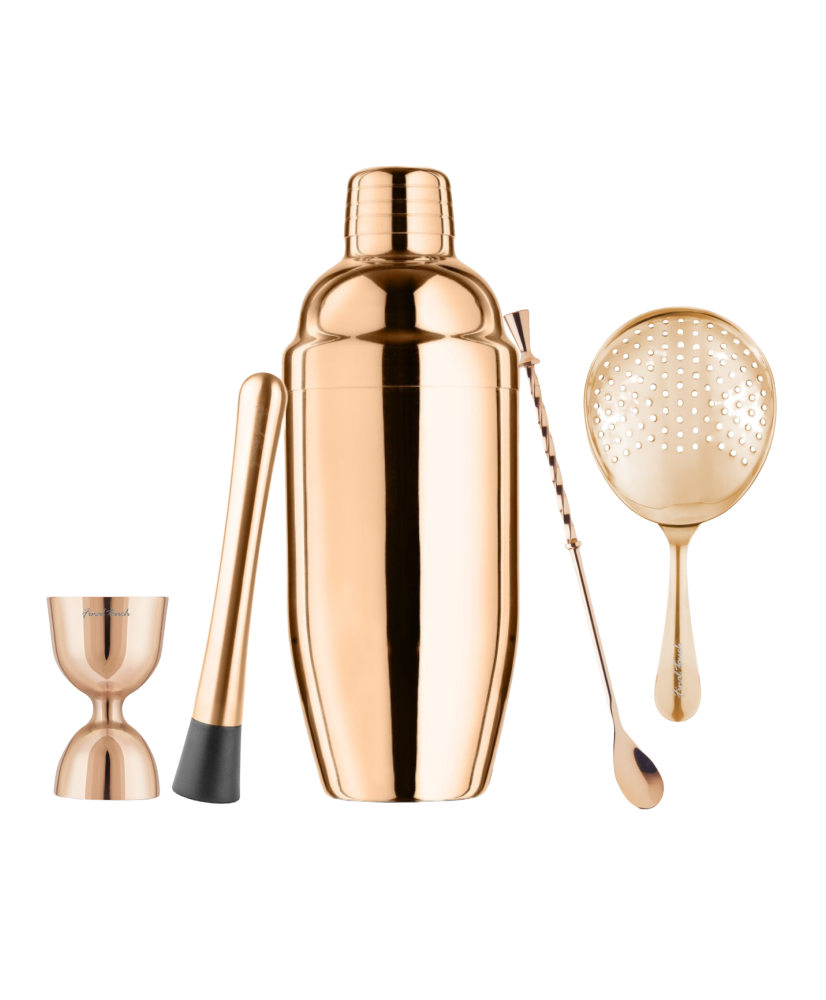 Coffret Cocktail Or Rose - 5 Articles