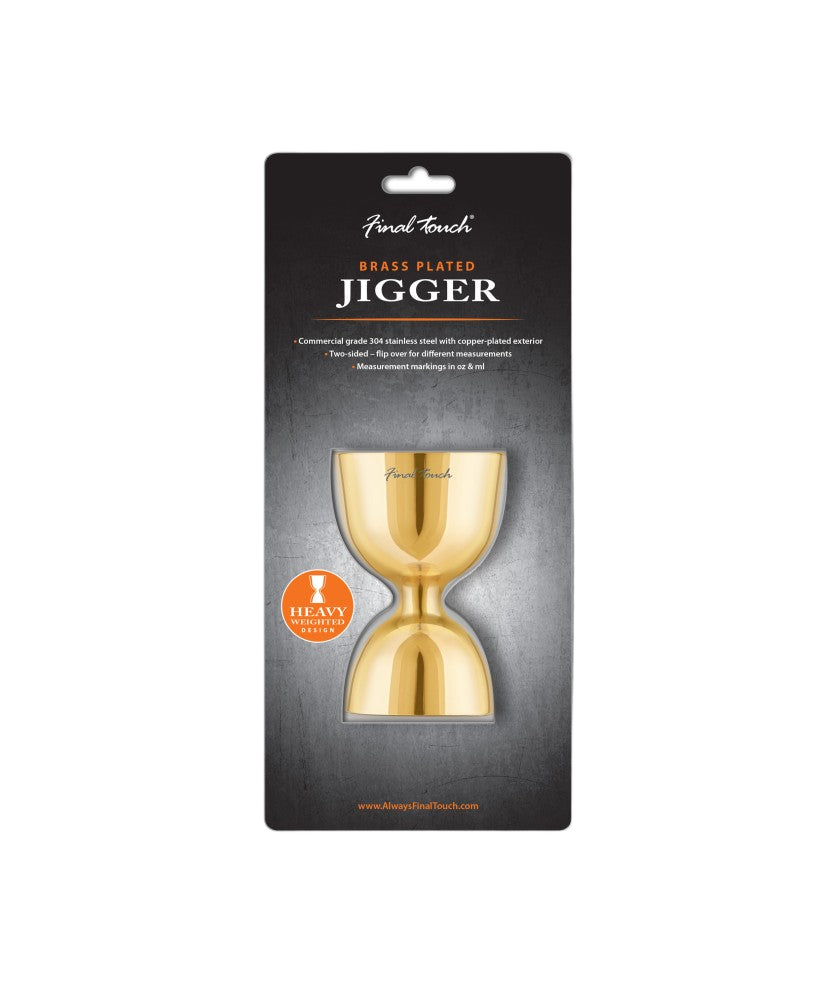 Doseur Double Plaqué Laiton