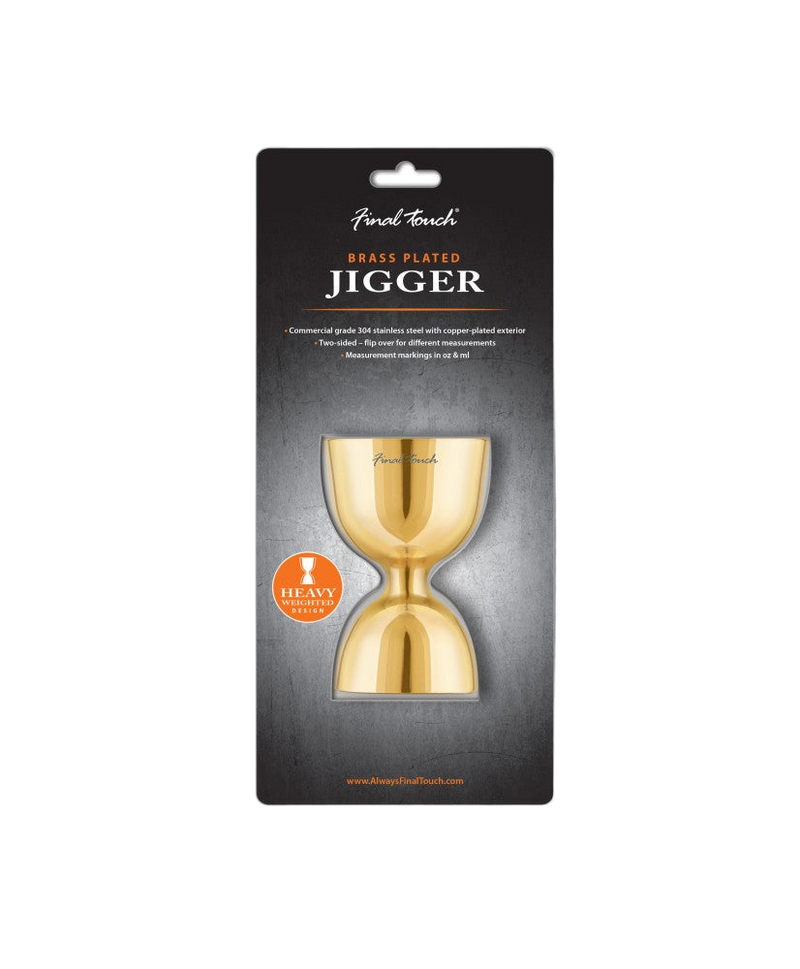 Doseur Double Plaqué Laiton