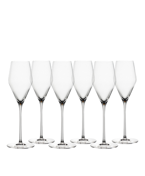 Spiegelau Glass | Set of 6 glasses | Definition Series | Champagne