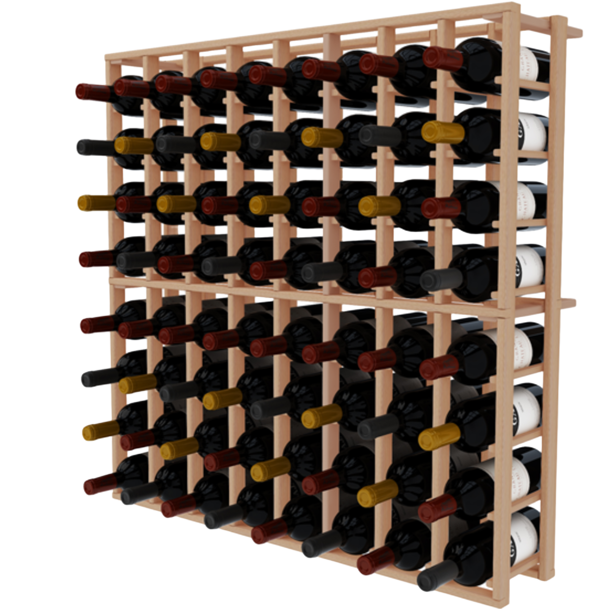 Kit Rack Classic | Colonnes régulière · 64 bouteilles