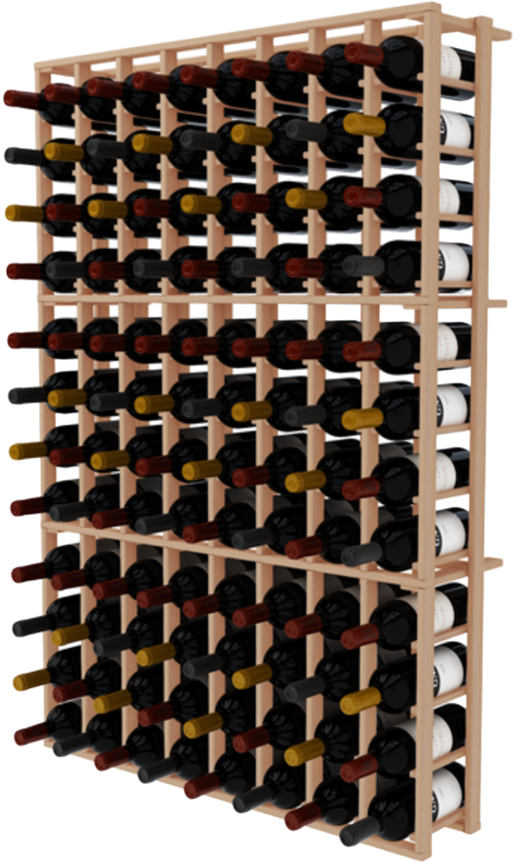 Kit Rack Classic | Colonnes régulière · 96 bouteilles