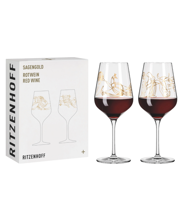 Verre Ritzenhoff | Ens. de 2 Verres 3401001 | Vin Rouge