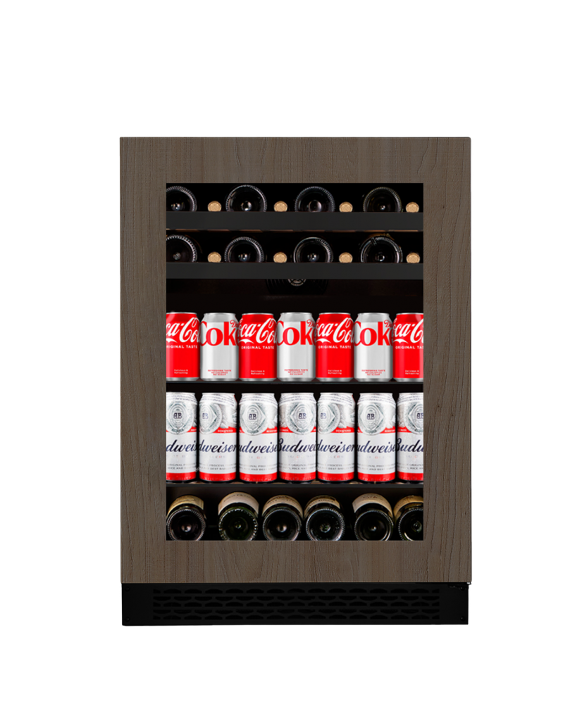 Centre de Breuvage Wine Cell'R - Titanium Panel Ready - 1 Zone - 16 Bouteilles + 92 canettes
